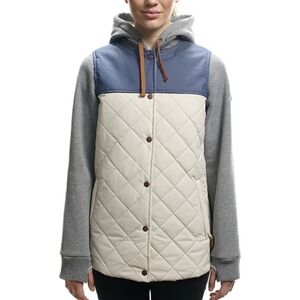 686 Women's Parklan Autumn Quilted Insulated Hooded Jacket Small P